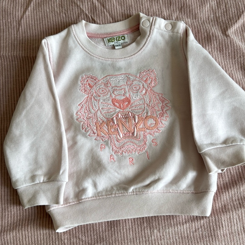 Sweat-shirt, Kenzo, light pink, 12m